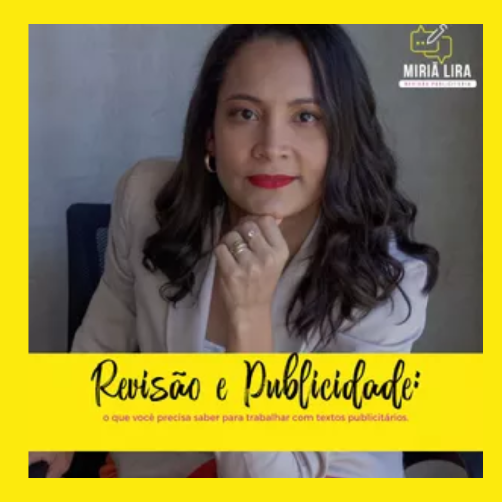 Miriã Lira - Revisão Publicitária